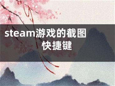 steam游戲的截圖快捷鍵