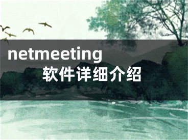 netmeeting軟件詳細(xì)介紹