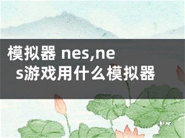 模擬器 nes,nes游戲用什么模擬器