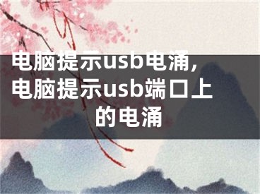 電腦提示usb電涌,電腦提示usb端口上的電涌