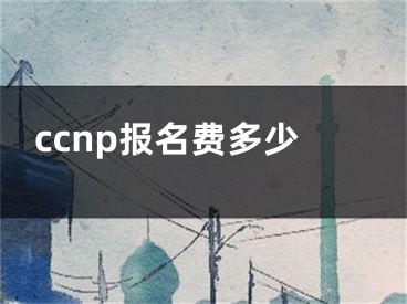 ccnp報名費多少