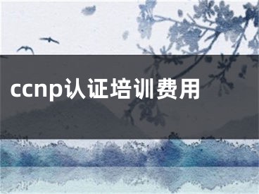 ccnp認證培訓費用