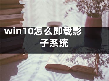 win10怎么卸載影子系統(tǒng)