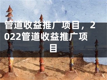 管道收益推廣項(xiàng)目，2022管道收益推廣項(xiàng)目