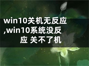 win10關(guān)機(jī)無反應(yīng),win10系統(tǒng)沒反應(yīng) 關(guān)不了機(jī)