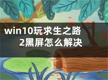 win10玩求生之路2黑屏怎么解決