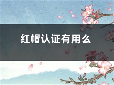 紅帽認(rèn)證有用么