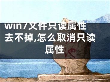 win7文件只讀屬性去不掉,怎么取消只讀屬性