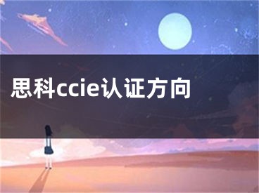 思科ccie認(rèn)證方向