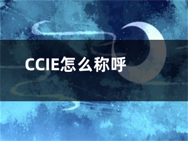 CCIE怎么稱呼