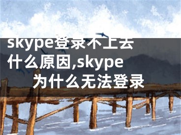 skype登錄不上去什么原因,skype為什么無法登錄