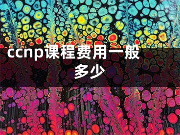 ccnp課程費(fèi)用一般多少