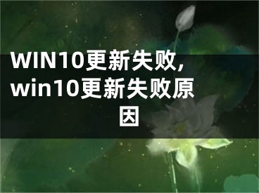 WIN10更新失敗,win10更新失敗原因