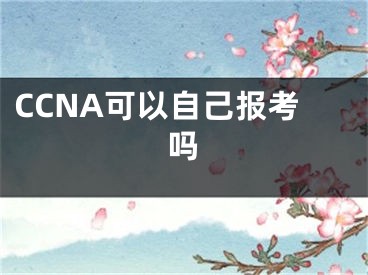 CCNA可以自己報考嗎