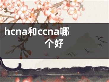 hcna和ccna哪個(gè)好