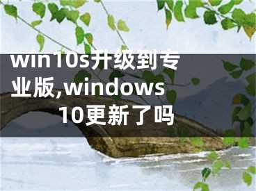 win10s升級(jí)到專業(yè)版,windows10更新了嗎