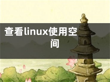 查看linux使用空間