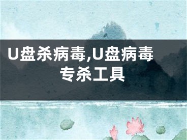 U盤殺病毒,U盤病毒專殺工具