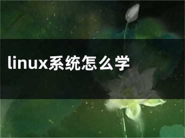 linux系統(tǒng)怎么學(xué)