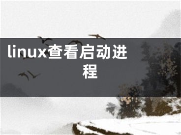 linux查看啟動進(jìn)程