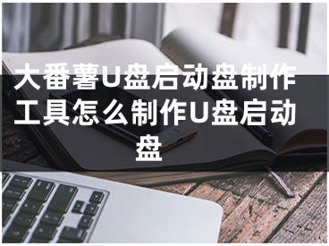 大番薯U盤啟動盤制作工具怎么制作U盤啟動盤 