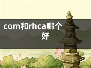 com和rhca哪個好