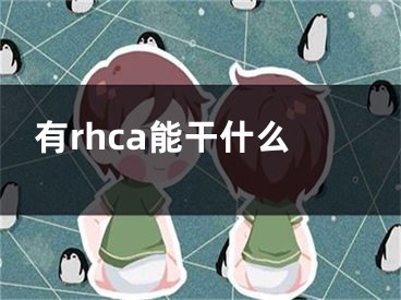 有rhca能干什么