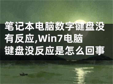 筆記本電腦數(shù)字鍵盤沒有反應(yīng),Win7電腦鍵盤沒反應(yīng)是怎么回事