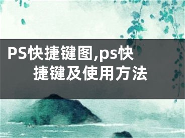 PS快捷鍵圖,ps快捷鍵及使用方法