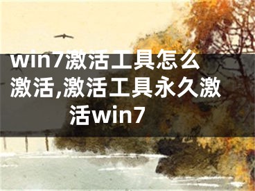 win7激活工具怎么激活,激活工具永久激活win7