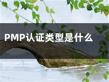 PMP認(rèn)證類型是什么