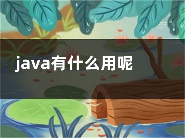 java有什么用呢