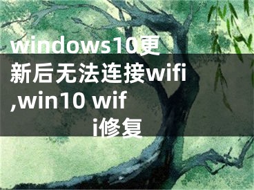 windows10更新后無法連接wifi,win10 wifi修復(fù)