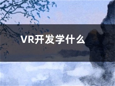 VR開發(fā)學(xué)什么