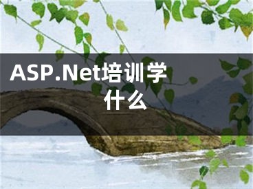 ASP.Net培訓(xùn)學(xué)什么