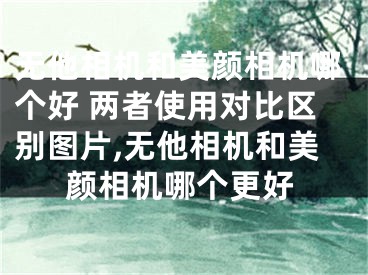 無他相機和美顏相機哪個好 兩者使用對比區(qū)別圖片,無他相機和美顏相機哪個更好