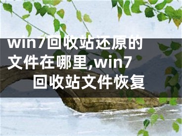 win7回收站還原的文件在哪里,win7回收站文件恢復(fù)