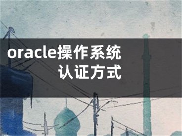 oracle操作系統(tǒng)認(rèn)證方式