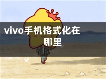 vivo手機格式化在哪里