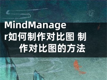 MindManager如何制作對比圖 制作對比圖的方法