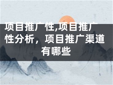 項(xiàng)目推廣性,項(xiàng)目推廣性分析，項(xiàng)目推廣渠道有哪些