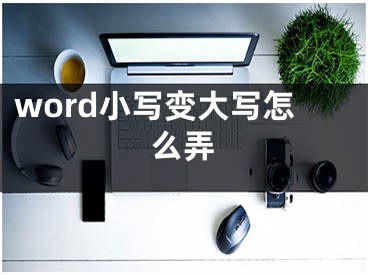 word小寫變大寫怎么弄