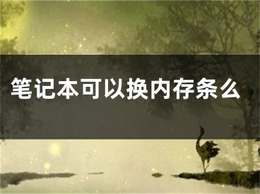 筆記本可以換內(nèi)存條么