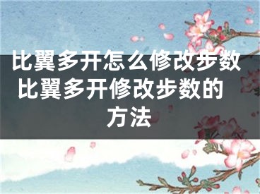 比翼多開怎么修改步數(shù) 比翼多開修改步數(shù)的方法