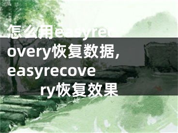 怎么用easyrecovery恢復(fù)數(shù)據(jù),easyrecovery恢復(fù)效果