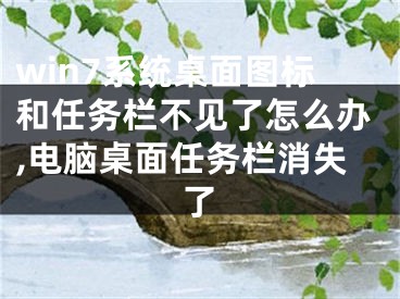 win7系統(tǒng)桌面圖標(biāo)和任務(wù)欄不見了怎么辦,電腦桌面任務(wù)欄消失了