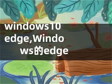 windows10 edge,Windows的edge