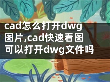 cad怎么打開dwg圖片,cad快速看圖可以打開dwg文件嗎