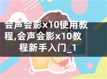 會(huì)聲會(huì)影x10使用教程,會(huì)聲會(huì)影x10教程新手入門_1