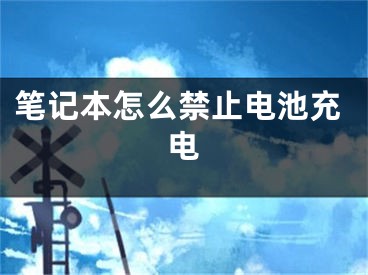 筆記本怎么禁止電池充電